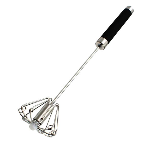 

stainless steel milk rotation mixer semi automatic cream stirring beater whisk