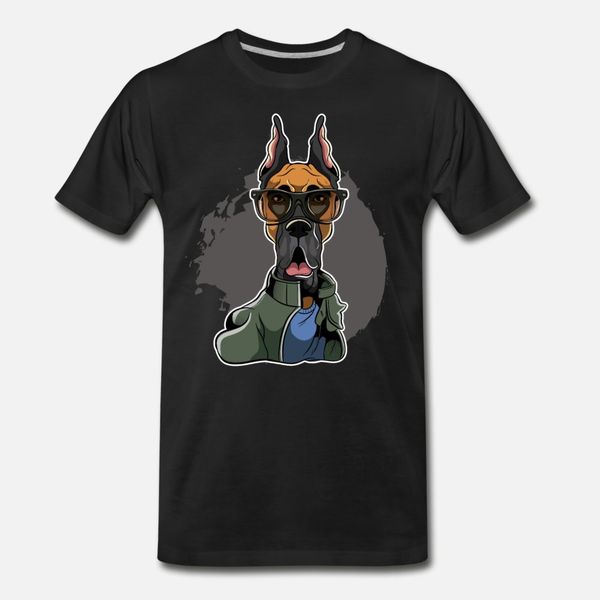 

great dane t shirt men designer short sleeve s-3xl kawaii interesting funny casual summer style leisure shirt
