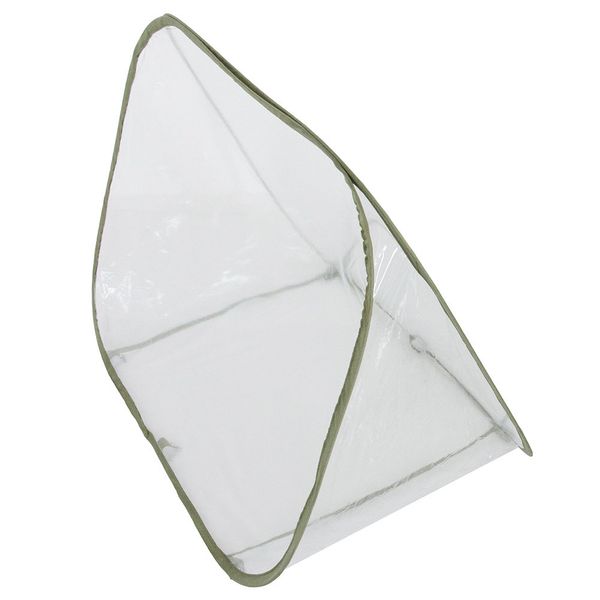 

warm growing mini triangle folding greenhouse cover transparent vegetable plant