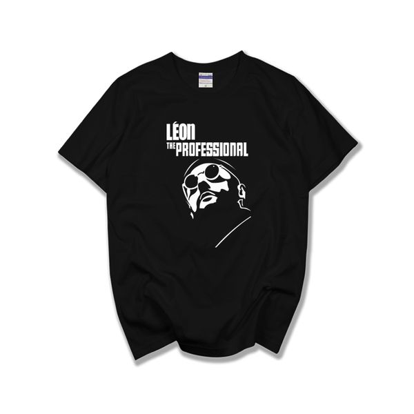

classic french movie leon short sleeve t shirt the professional tshirt men fashion 100% cotton jersey jogger