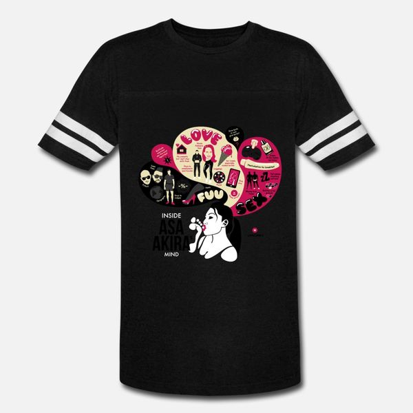 

inside asa akira s mind t shirt men designing 100% cotton s-xxxl normal fitness new fashion summer style kawaii shirt