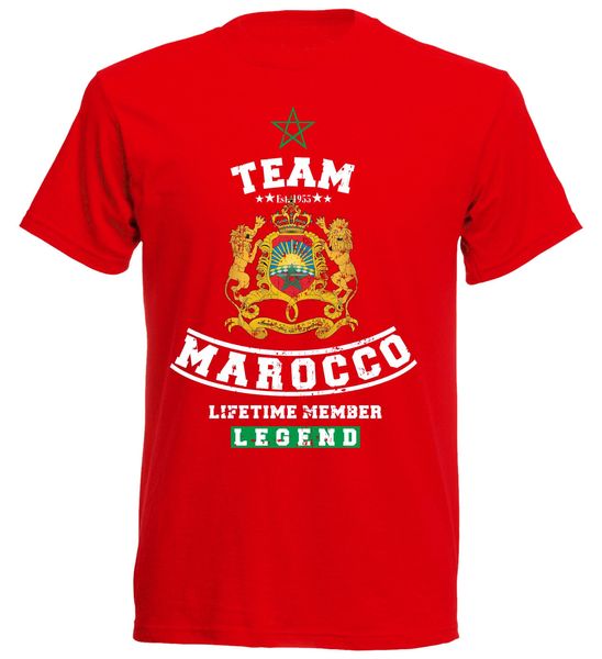 

t-shirt summer novelty cartoon t shirt t-shirt marokko footballer legend morocco life time member movie shirt