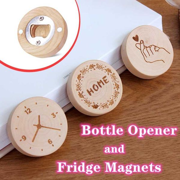 

party favor 12pc personalized custom souvenir fridge magnets for kids birthday favors wedding gifts guests wood beer bottle opener