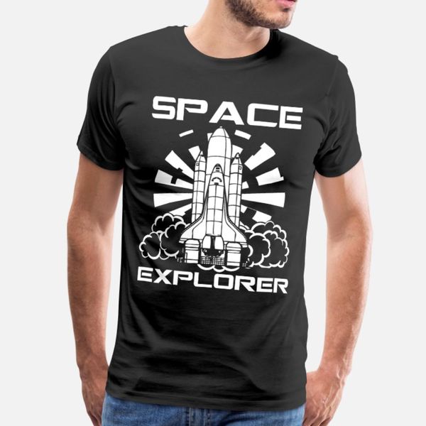 

space explorer space shuttle rocket launch t shirt men customize short sleeve s-3xl vintage fitness comfortable spring trend shirt