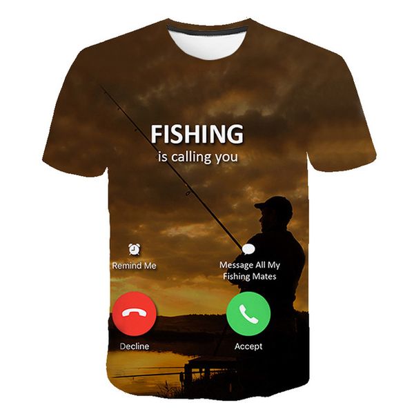 

fishing 3d fun fish fishing rod 3d print shirts hentai harajuku funny men clothing