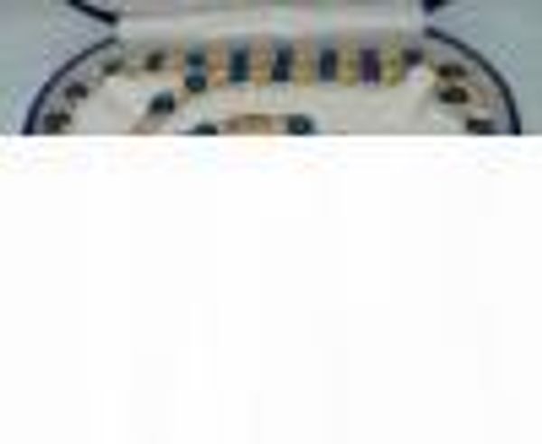 

3 стиля топаз ожерелье браслет кольцо наборы, Silver