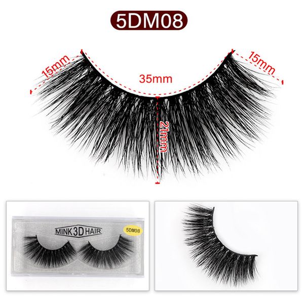 

new 3d / 5d/6d 100% real mink fur eyelashes 15mm 18mm 19mm 20mm 22mm long mink eyelashes with storage lashes box dhl free