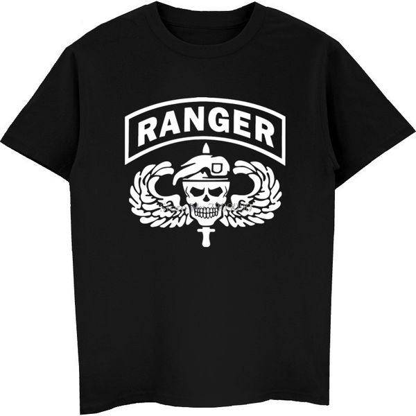 

fashon men's cotton o-neck t shirt us army ranger skull t-shirt casual male hip hop tees harajuku streetwear fitness