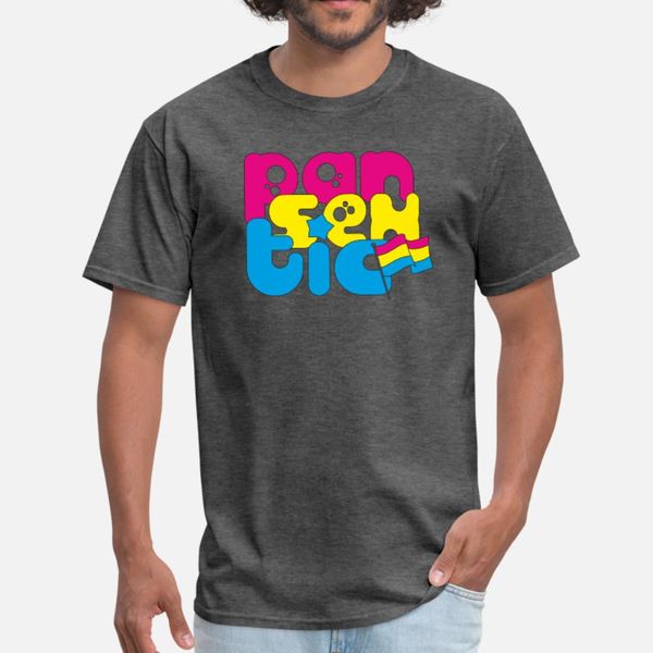 

pansextic in rainbow colors for lgbt pansexual t shirt men create cotton s-xxxl trend sunlight casual summer outfit shirt