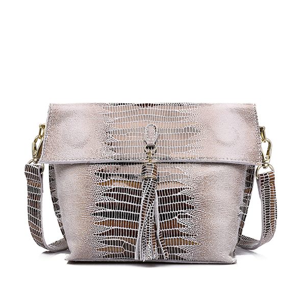 

realer women messenger bags genuine leather shoulder luxury handbags women bags designer serpentine female student small purse