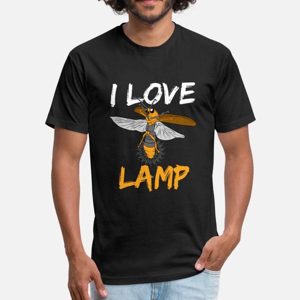 

perfect gift for insects fans saying i love lamp t shirt men designs cotton round collar letters graphic comfortable formal shirt