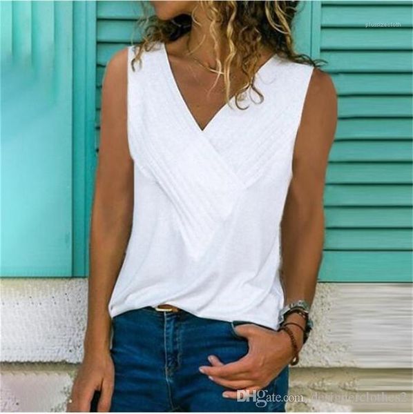 

summer designer short tshirt v neck sleeveless colorful tshirt female clothing camiseta panelled fashion women, White