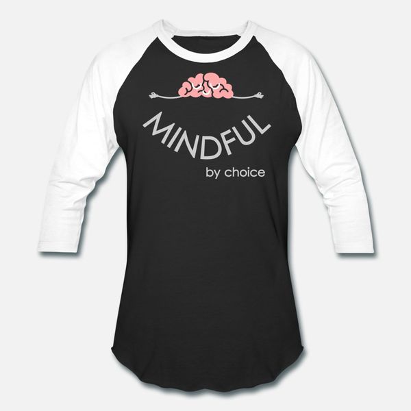 

mindful by choice t shirt men printing cotton round collar novelty interesting fashion spring autumn leisure shirt