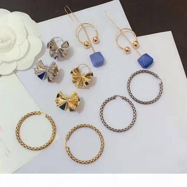 

europe and america ale fancy women earrings luxury fashion gold plated earrings for girls women for party wedding nice gift, Golden;silver