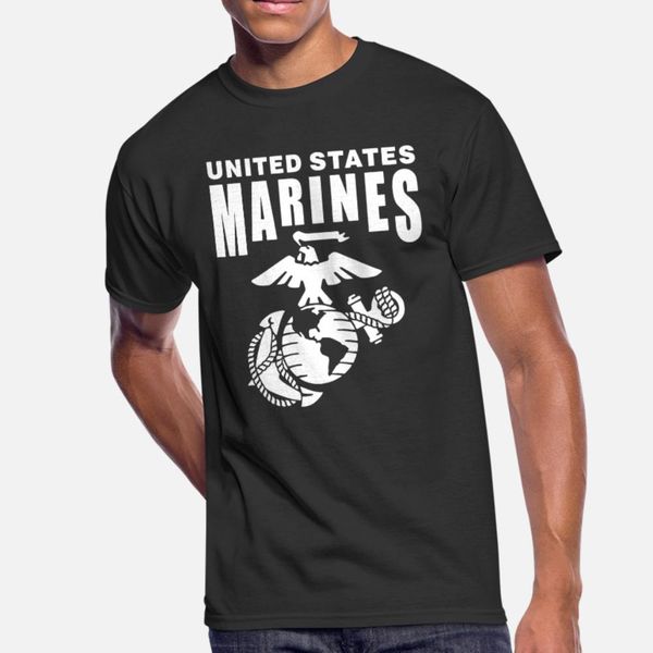 

us marine t shirt men character cotton round neck clothes famous funny summer style leisure shirt