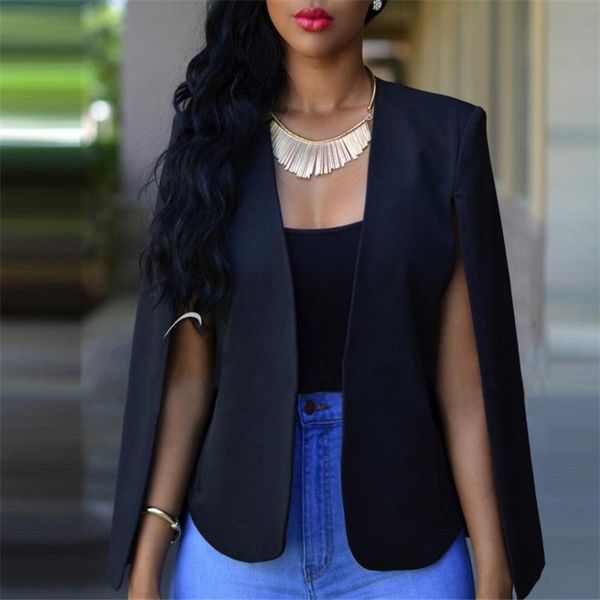 

women's suits & blazers fashionable and european american casual personalized sleeve suit small coat thin, White;black