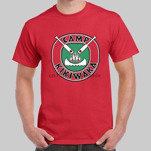 

camp kikiwaka logo kikiwaka tv red t-shirt