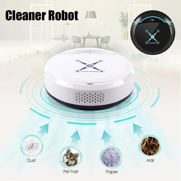 

2019 Hot Sale Automatic Self Navigated Rechargeable Smart Robot Vacuum Floor Cleaner Auto Sweeper Edge Clean Large Sauction
