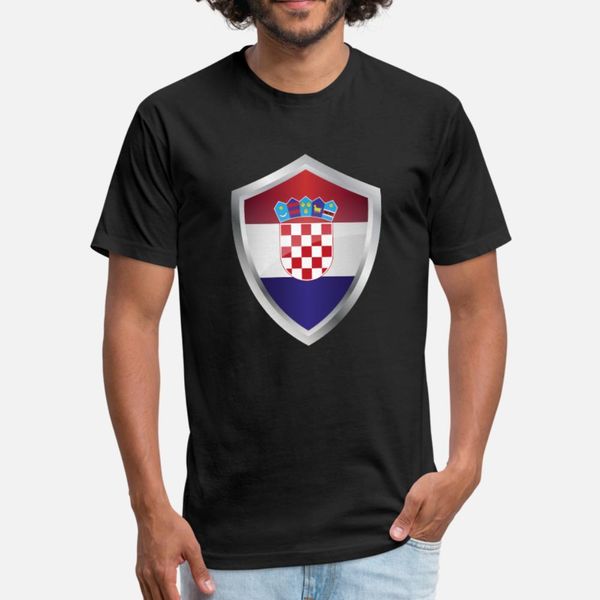 

emblem croatia t shirt men designing tee shirt s-xxxl family fit humor summer style letter shirt
