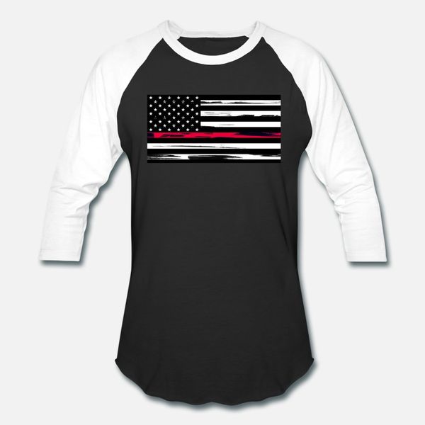 

firefighter us flag with red stripe women s long t shirt men custom cotton euro size s-3xl trend gift comfortable spring normal shirt