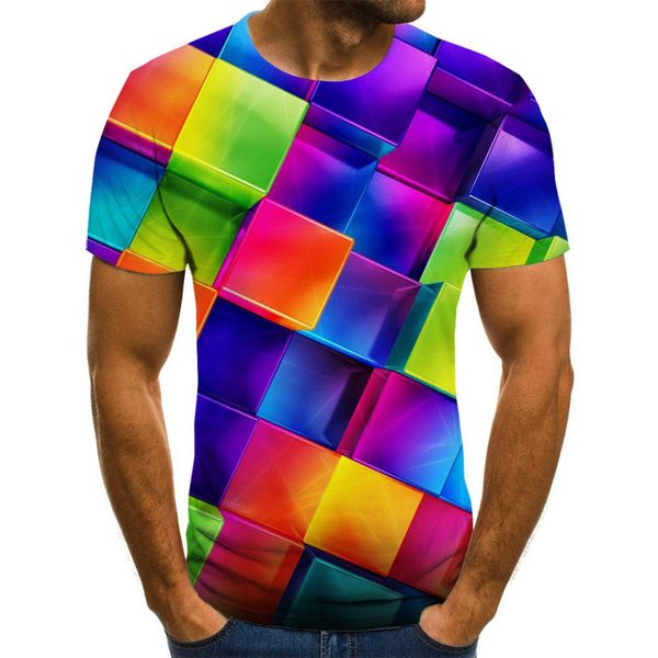 

effect summer 3d visual pattern oversized 3d print shirts humor humor hippie men clothing