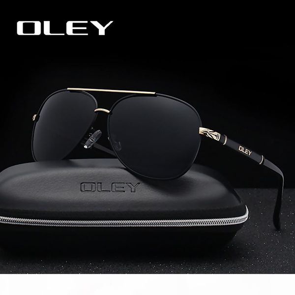 

oley brand sunglasses men polarized fashion classic pilot sun glasses fishing driving goggles shades for men wome y7005, White;black