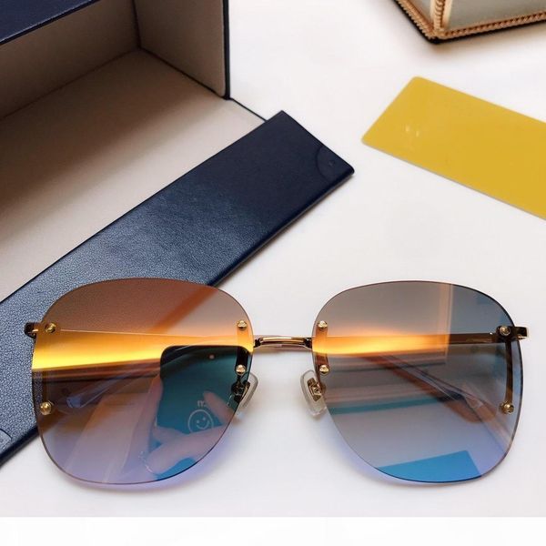 

летний женский cолнцезащитные очки pilot rimless luxury woman sunglasses adumbral goggle очки uv400 z3088 6 цвет высококвалифицированные кач, White;black