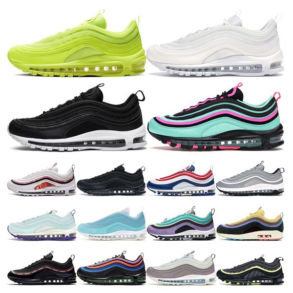 

97 mens sneakers fashion running shoes triple black white sliver volt usa south beach jesus sean wotherspoon womens sports trainers outdoor
