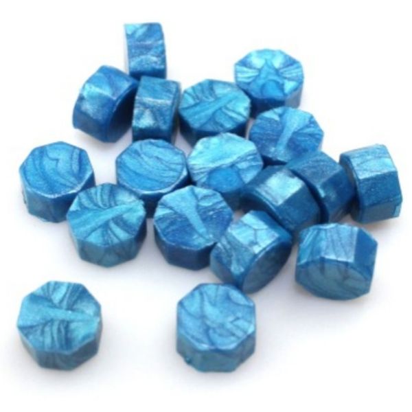 

100pcs stamp decorative tablet granule grain wax sealing beads octagon documents