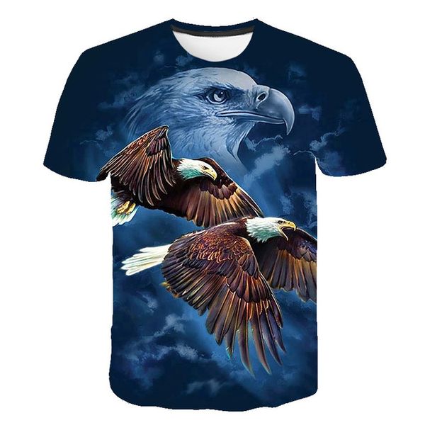

american animal eagle o collar 3d print shirts graphic graphic humor men clothing