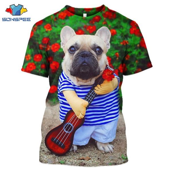 

animal dog puppy homme clothing 3d print shirts harajuku funny humor men clothing