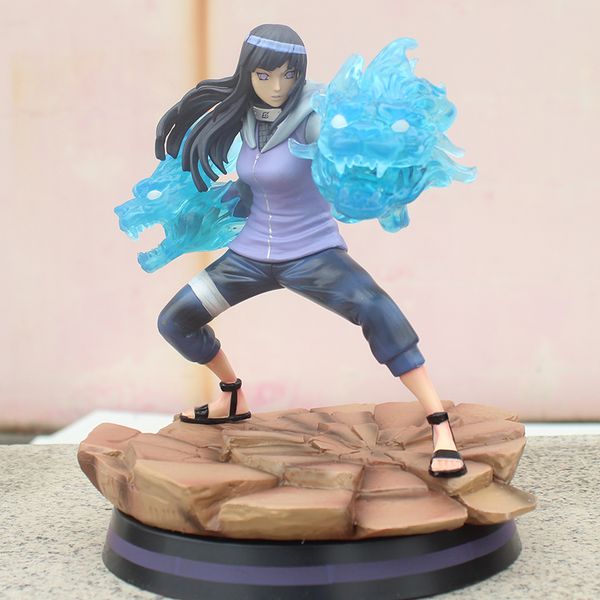 

23см наруто gk фигурка хьюга хината твин lions кулак battle ver. pvc figure куклы коллекционные модели игрушек y200811