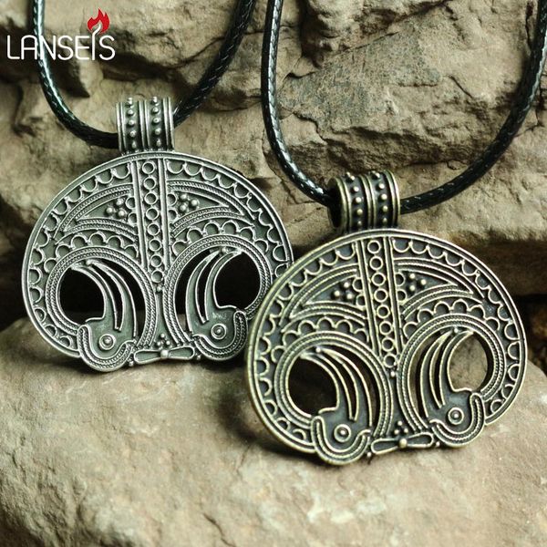 

10pcs of a viking pendant from the locality of moesgard (denmark, Silver