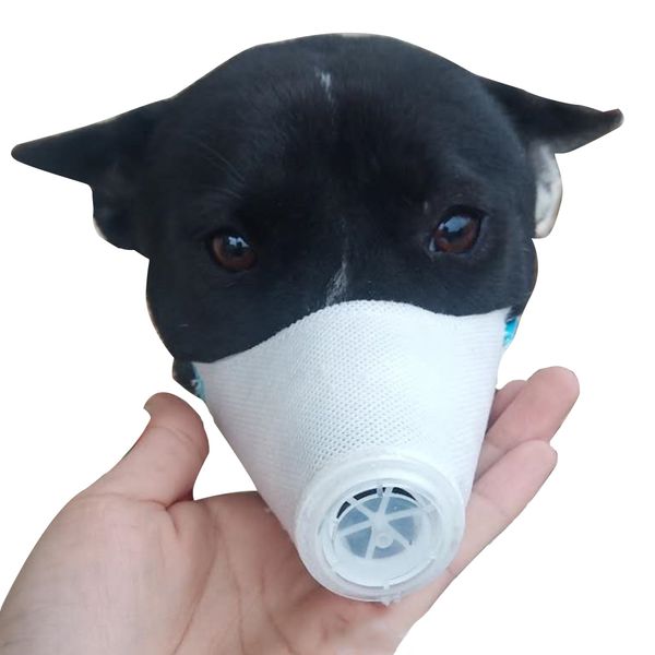 

dust proof рм2,5 защита собак pet рот маска дышащий дульной загрязнения тумана