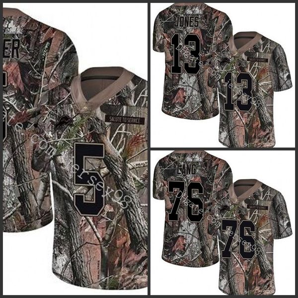 

green bay packers camo 5 matt prater 13 t.j. jones 76 t.j. lang stitched nfl men women youthjersey, Black;red