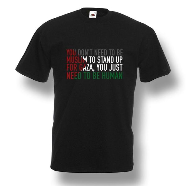 

gaza palestine al aqsha t-shirt human genocide moslem men shirt black 2019 fashion print tee short sleeve custom t shirt