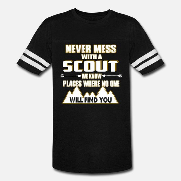 

never mess with scout t shirt men designs cotton s-xxxl unique anti-wrinkle funny casual summer formal shirt