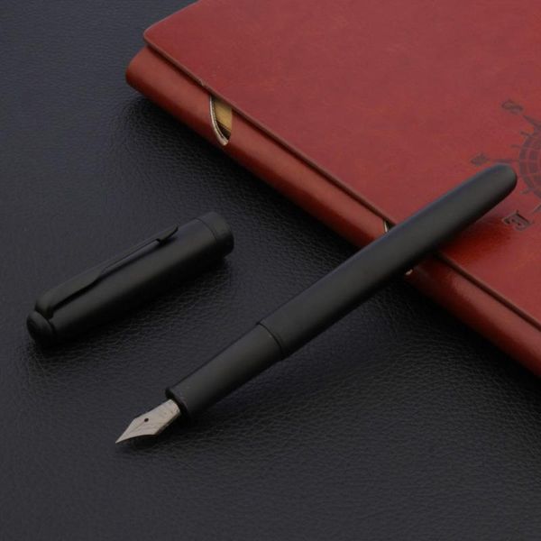 

jinhao 75 matte black classic feather arrow gun gray gift fountain pen stationery office school supplies writing