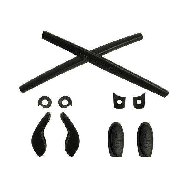 

sunglasses hkuco replacement silicone leg set for juliet earsocks rubber kit, White;black