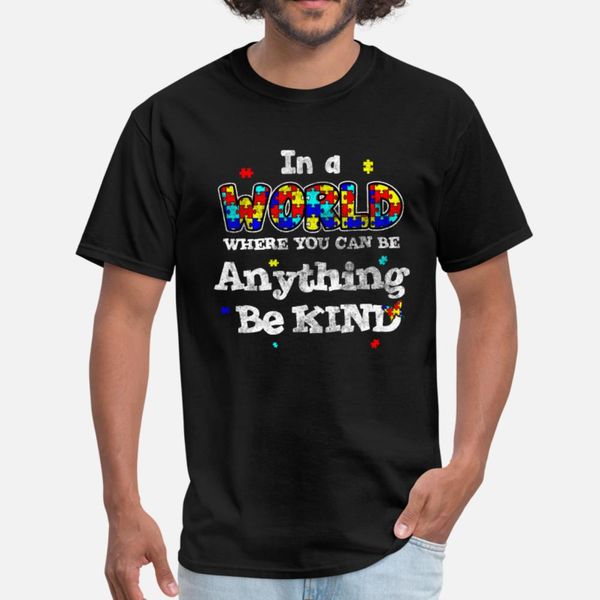 

autism awareness t shirt men customized tee shirt s-xxxl letter graphic basic summer style kawaii shirt