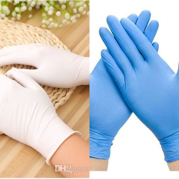 

100 gloves, latex-pcs glove disposable nitrile for mechanics, automotive, gardening salons wyjm1