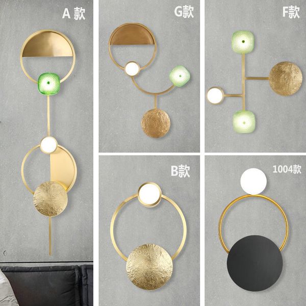 

wall lamp modern bedroom light lamparas de techo luminaria rope wood dining room aisle corridor espelho