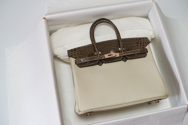 

factory wholesale real crocodile+togo design briikin handbag 30cm,fully handmade wax thread,both gold and silver hardware,fast delivery