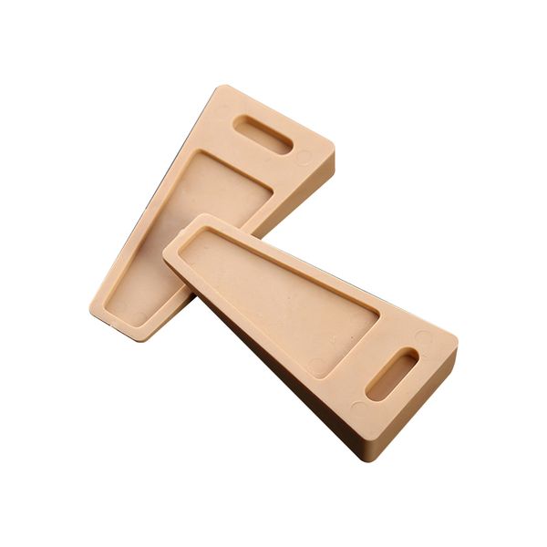 

6pcs door holder stackable heavy duty durable office home non slip rubber wedge