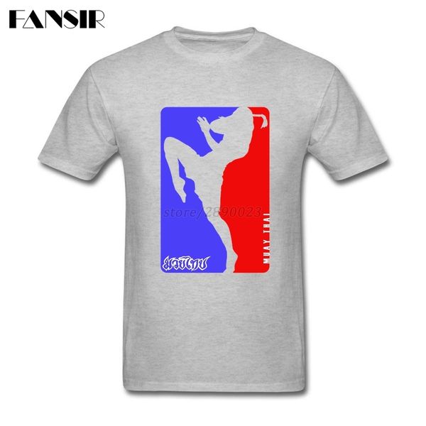 

men t-shirt swag white short sleeve custom tshirts men man's muay thai logo thailand fighter teenage clothing