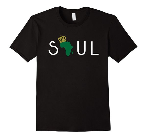 

2019 новая мужская тенниска soul: african american tee shirt для мужчин, женщины, дети tee рубашек