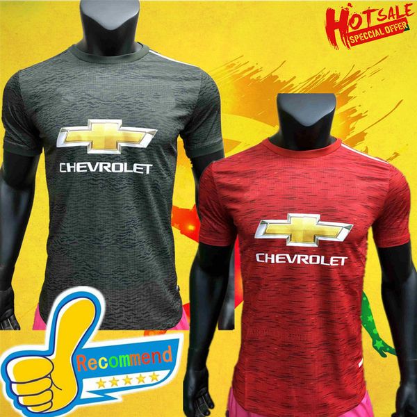 

2021 player version manchest 2020 2021 united utd rashford bruno fernandes soccer jersey martial james football jerseys shirts man1, Black;yellow