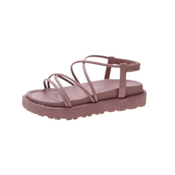 

new women's sandals fashion simple thick bottom sandals comfortable and lightweight non-slip casual shoes female designer, Black