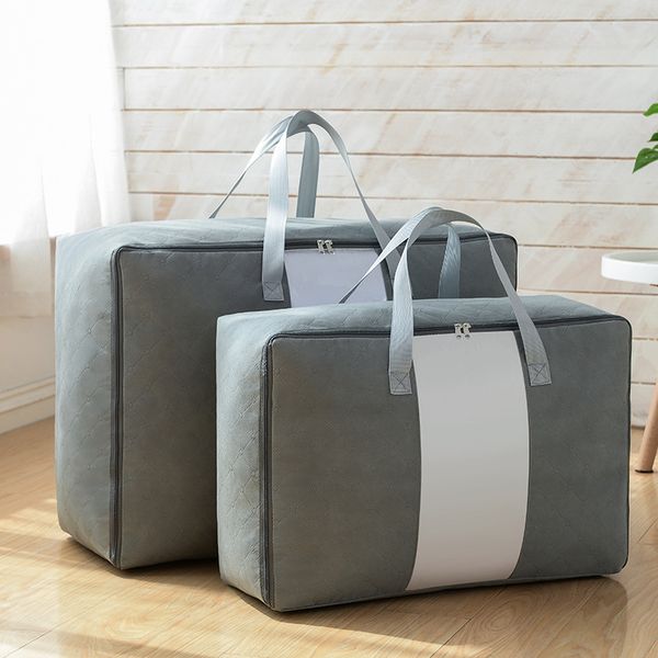 

non-woven quilt buggy bag quilt seasonal clothes clothes finishing storage bag factory logo
