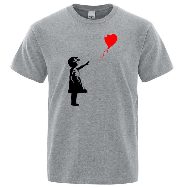 

2019 summer new balloon print mens t shirt funny casual tees short sleeve t-shirt cotton streetwear